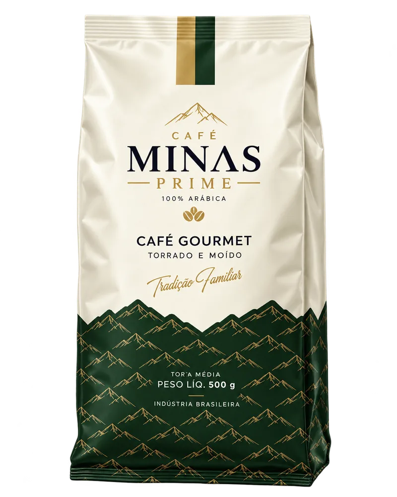 Embalagem Café Minas Prime Gourmet 500 g